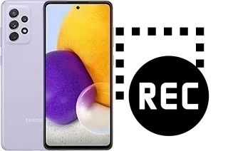 Capture vidéo écran dans Samsung Galaxy A72 5G