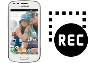 Capture vidéo écran dans Samsung Galaxy Ace II X S7560M