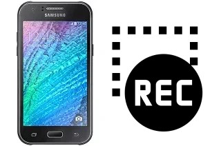 Capture vidéo écran dans Samsung Galaxy J1