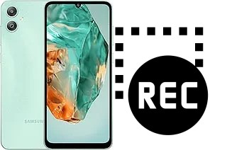 Capture vidéo écran dans Samsung Galaxy M05
