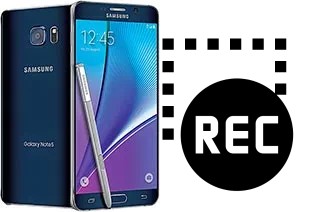 Capture vidéo écran dans Samsung Galaxy Note5 Duos