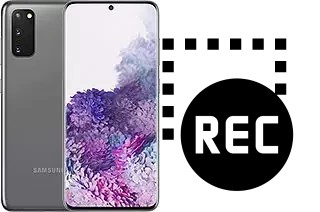 Capture vidéo écran dans Samsung Galaxy S20
