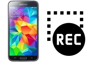 Capture vidéo écran dans Samsung Galaxy S5 TD-LTE