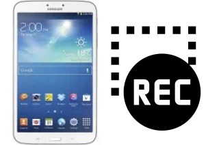 Capture vidéo écran dans Samsung Galaxy Tab 3 8.0