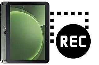 Capture vidéo écran dans Samsung Galaxy Tab Active5 Pro