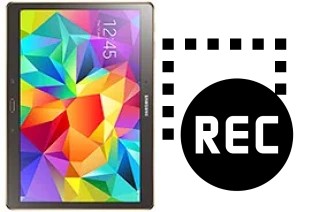 Capture vidéo écran dans Samsung Galaxy Tab S 10.5