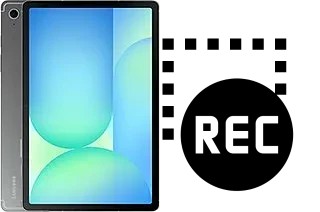 Capture vidéo écran dans Samsung Galaxy Tab S10 FE