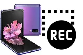 Capture vidéo écran dans Samsung Galaxy Z Flip