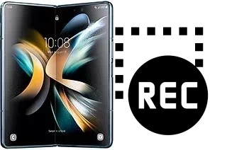 Capture vidéo écran dans Samsung Galaxy Z Fold4
