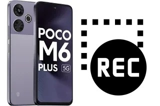 Capture vidéo écran dans Xiaomi Poco M6 Plus