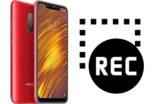 Capture vidéo écran dans Xiaomi Pocophone F1