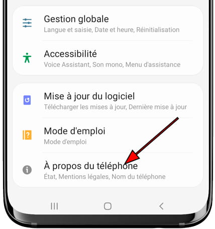 Système icône Android