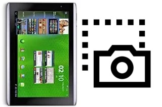 Capture d’écran sur Acer Iconia Tab A501