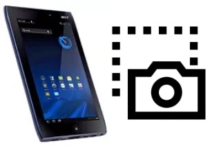 Capture d’écran sur Acer Iconia Tab A100