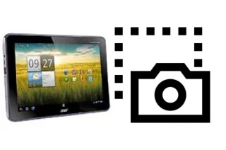 Capture d’écran sur Acer Iconia Tab A700