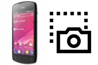 Capture d’écran sur Acer Liquid Glow E330