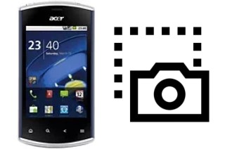 Capture d’écran sur Acer Liquid mini E310