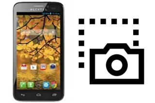 Capture d’écran sur alcatel Fierce