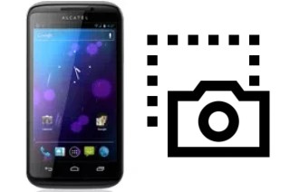 Capture d’écran sur alcatel OT-993