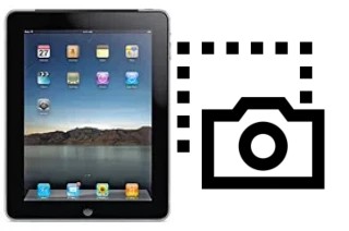 Capture d’écran sur Apple iPad Wi-Fi