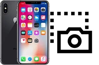 Capture d’écran sur Apple iPhone X
