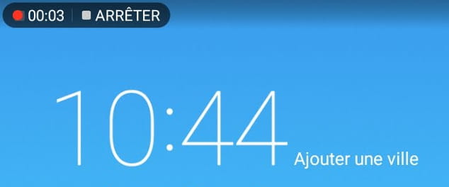 Arrêter l'enregistrement d'écran Galaxy Win I8550
