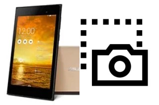Capture d’écran sur Asus Memo Pad 7 ME572C