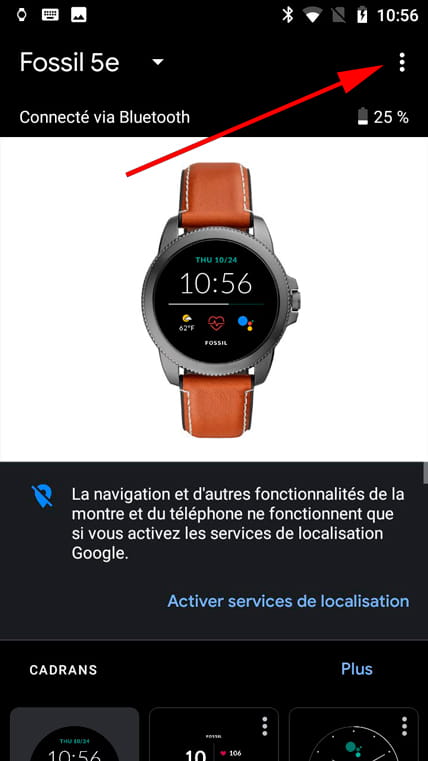 Application Wear OS