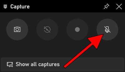 Écran d'enregistrement du microphone Windows