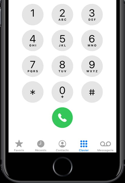 Clavier iOS