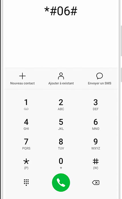 Connaître le code IMEI
