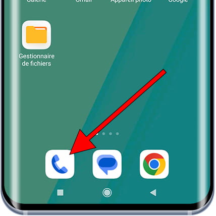 Icône d'appel Android