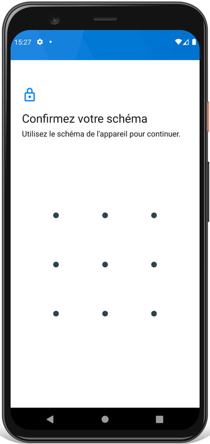 Confirmez votre schéma Android