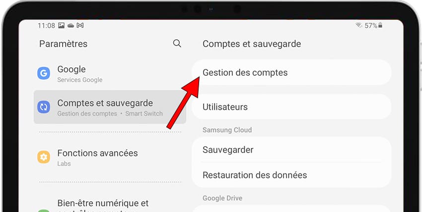Comptes Samsung