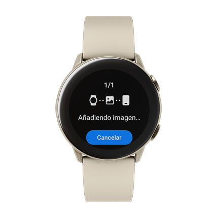 Envoi d'une photo depuis Galaxy Watch6