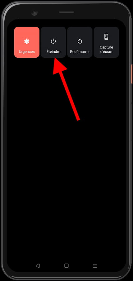 Éteindre Android