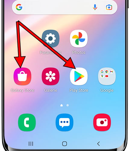 Google Play sur Android
