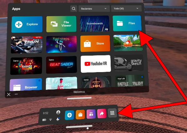 Application Oculus Files