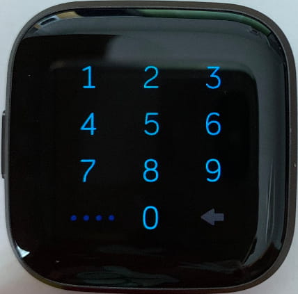 Code de verrouillage Fitbit