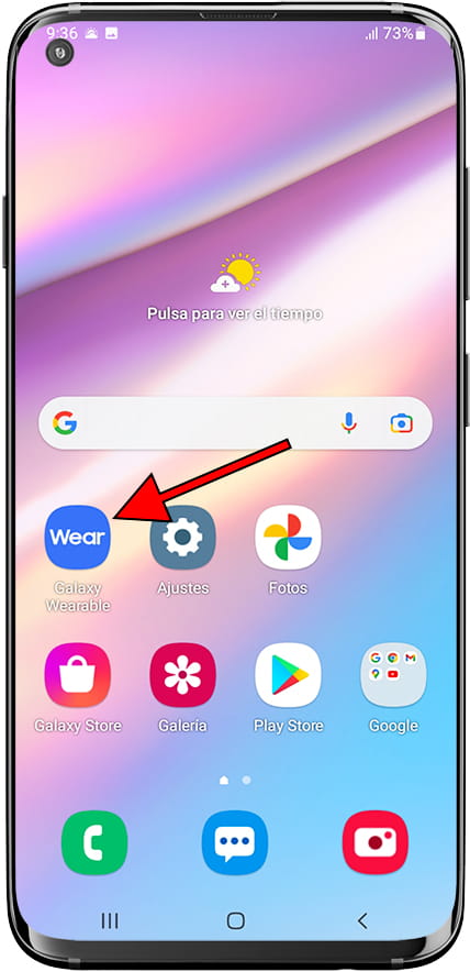 Application Galaxy Wearable