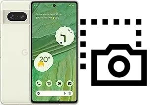 Capture d’écran sur Google Pixel 7