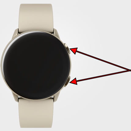 Boutons de réinitialisation matérielle de la montre intelligente WearOS