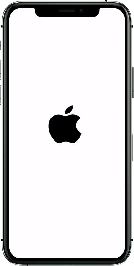 Quatrième étape de forcer le redémarrage de iPhone 11