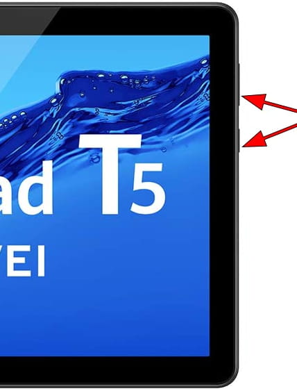 Capture d’écran sur Huawei MediaPad T5