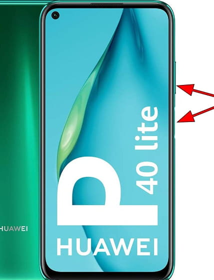 Capture d’écran sur Huawei P40 lite