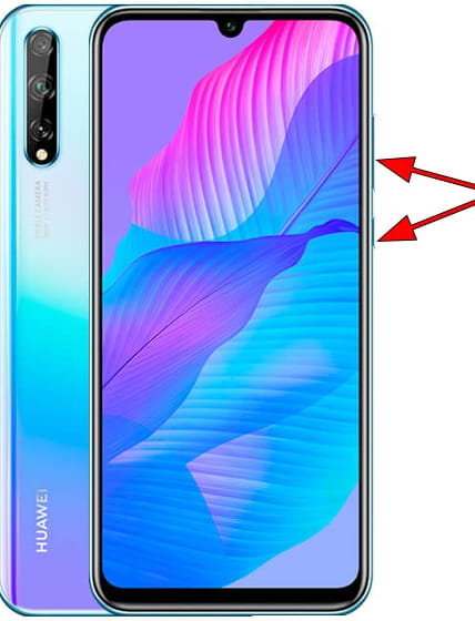 Capture d’écran sur Huawei Y8p