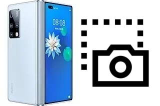 Capture d’écran sur Huawei Mate X2