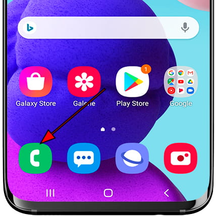 Icône d'appel Android