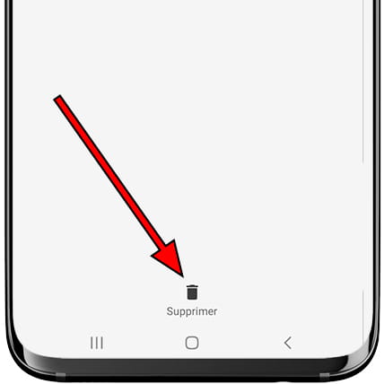 Supprimer langue Android