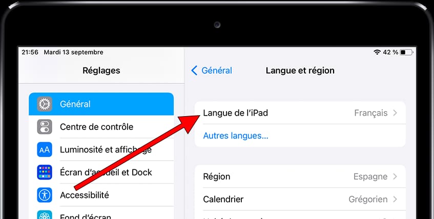 Idioma del iPhone iOS
